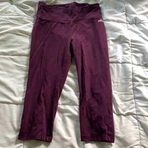 Spalding Cropped Burgundy Legging